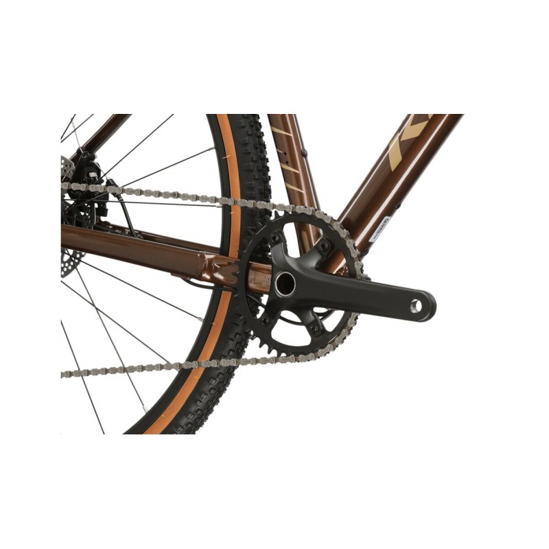 Rower gravel Kross ESKER 2.0 2025 gen2 brązowy / beżowy połysk