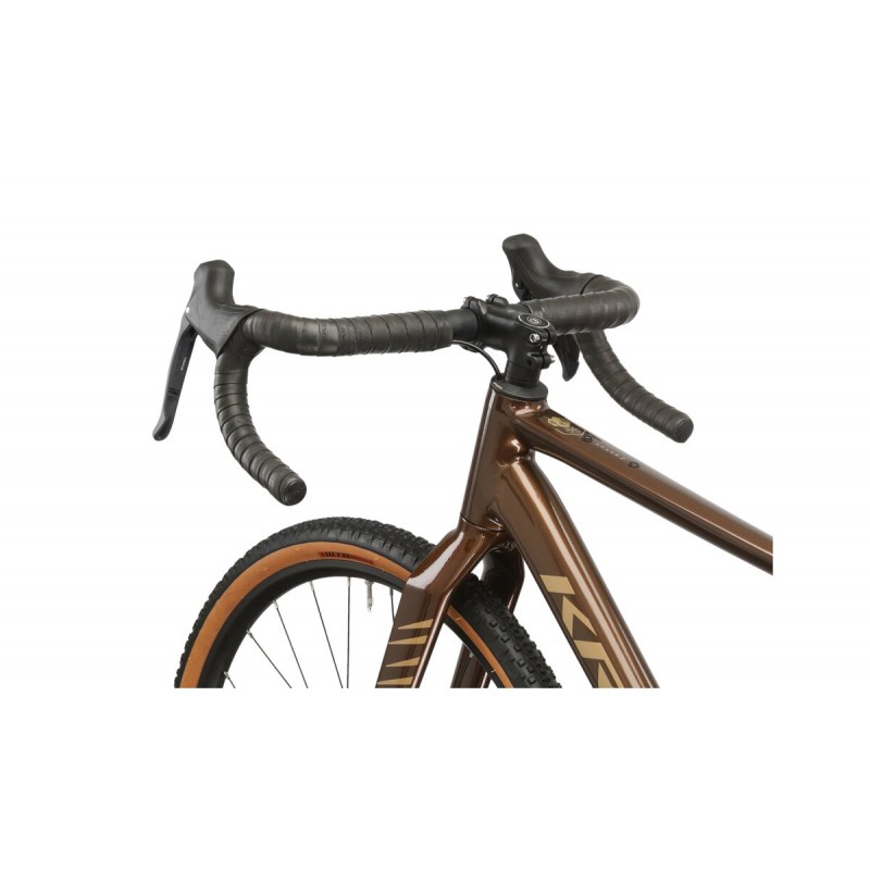 Rower gravel Kross ESKER 2.0 2025 gen2 brązowy / beżowy połysk