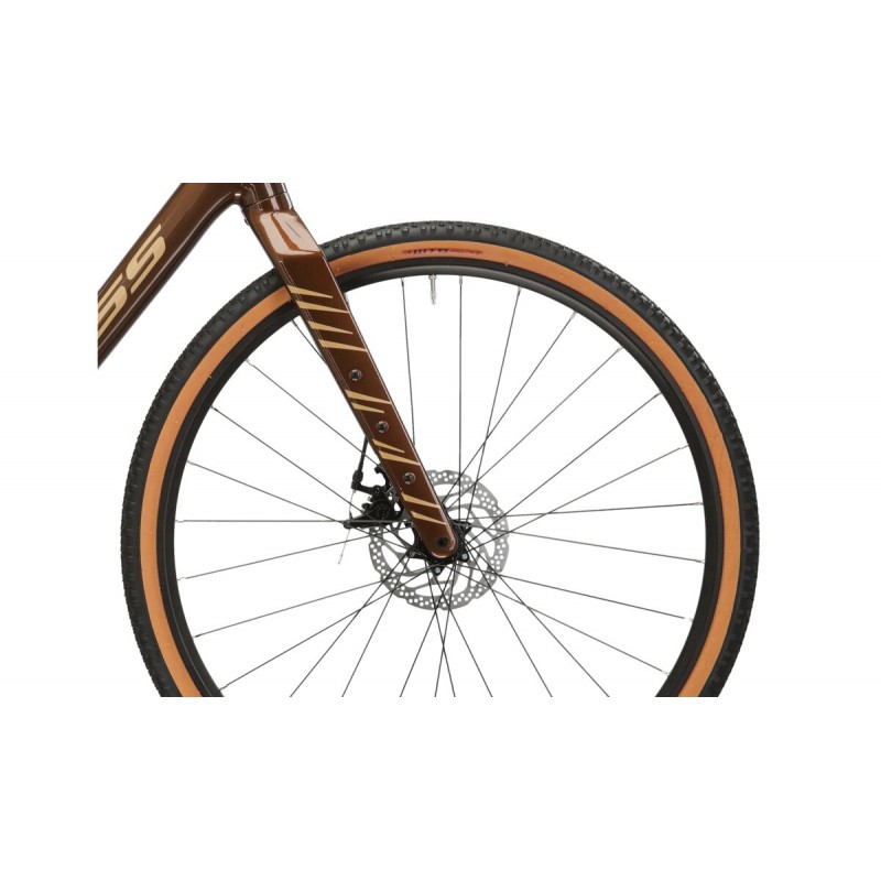Rower gravel Kross ESKER 2.0 2025 gen2 brązowy / beżowy połysk