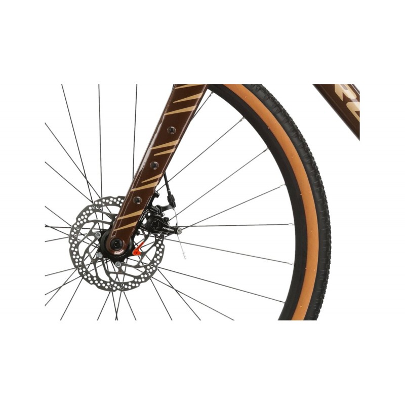 Rower gravel Kross ESKER 2.0 2025 gen2 brązowy / beżowy połysk