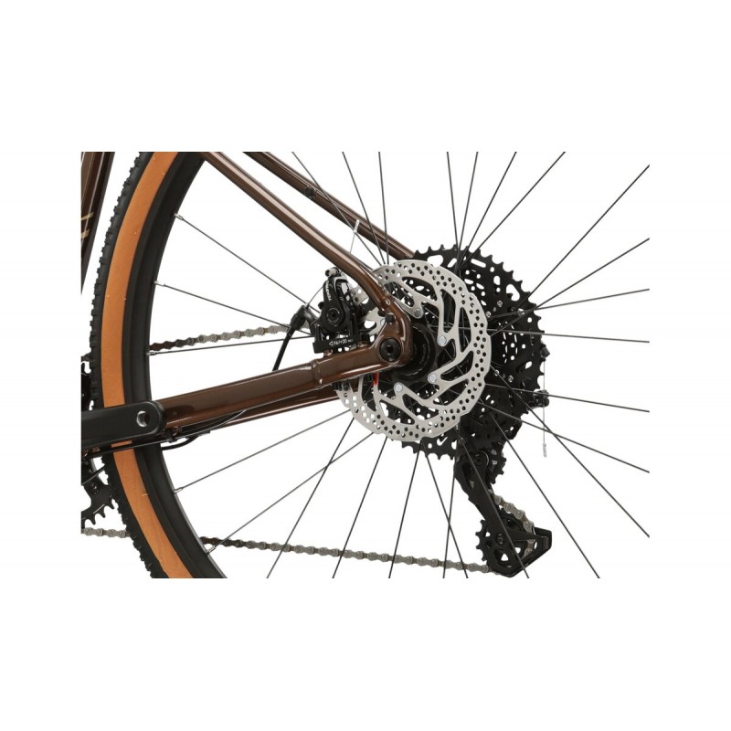 Rower gravel Kross ESKER 2.0 2025 gen2 brązowy / beżowy połysk