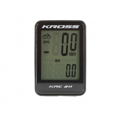 Licznik rowerowy przewodowy KROSS KRC 211
