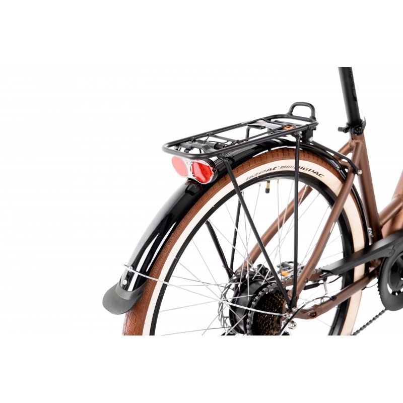 Rower elektryczny damski PROECO WAVE AN 1.0 504WH + kosz