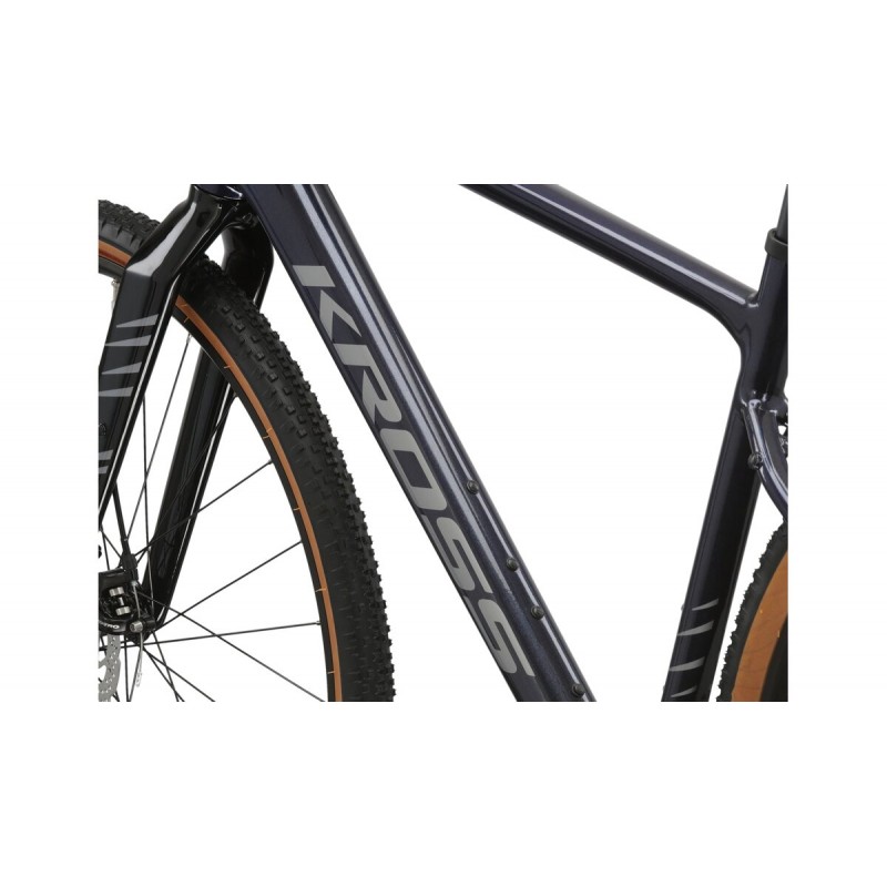 Rower gravel Kross ESKER 2.0 2025 gen2 granatowy / szary połysk