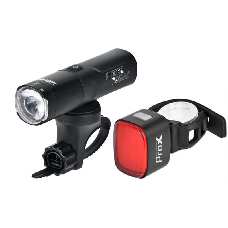 Zestaw oświetlenia rowerowego Prox Kappa Set
